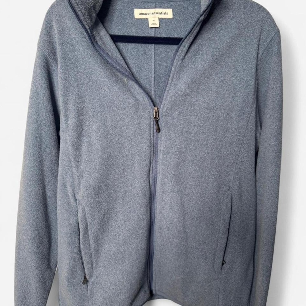 Women's XS Blue Zip Up Fleece Jacket